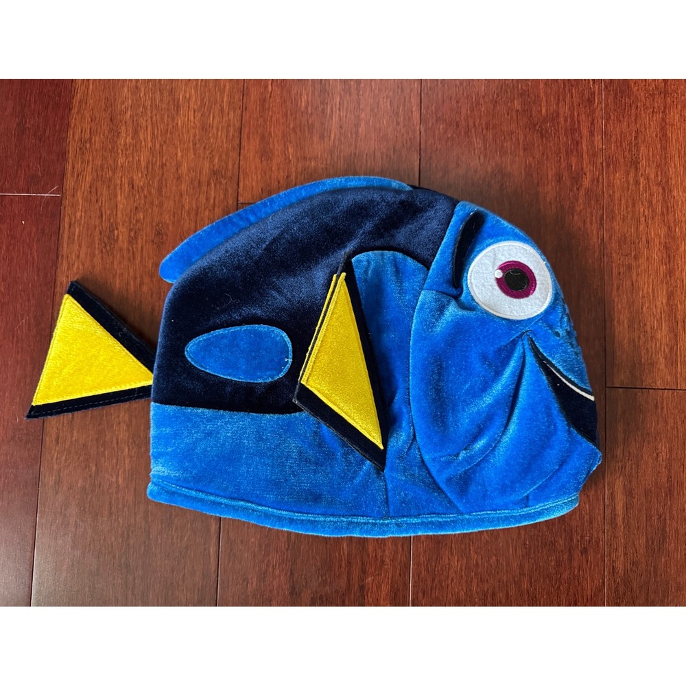 Elope Disney Pixar Finding Dory Plush Costume Hat Blue Tang Fish Size Adjuster
